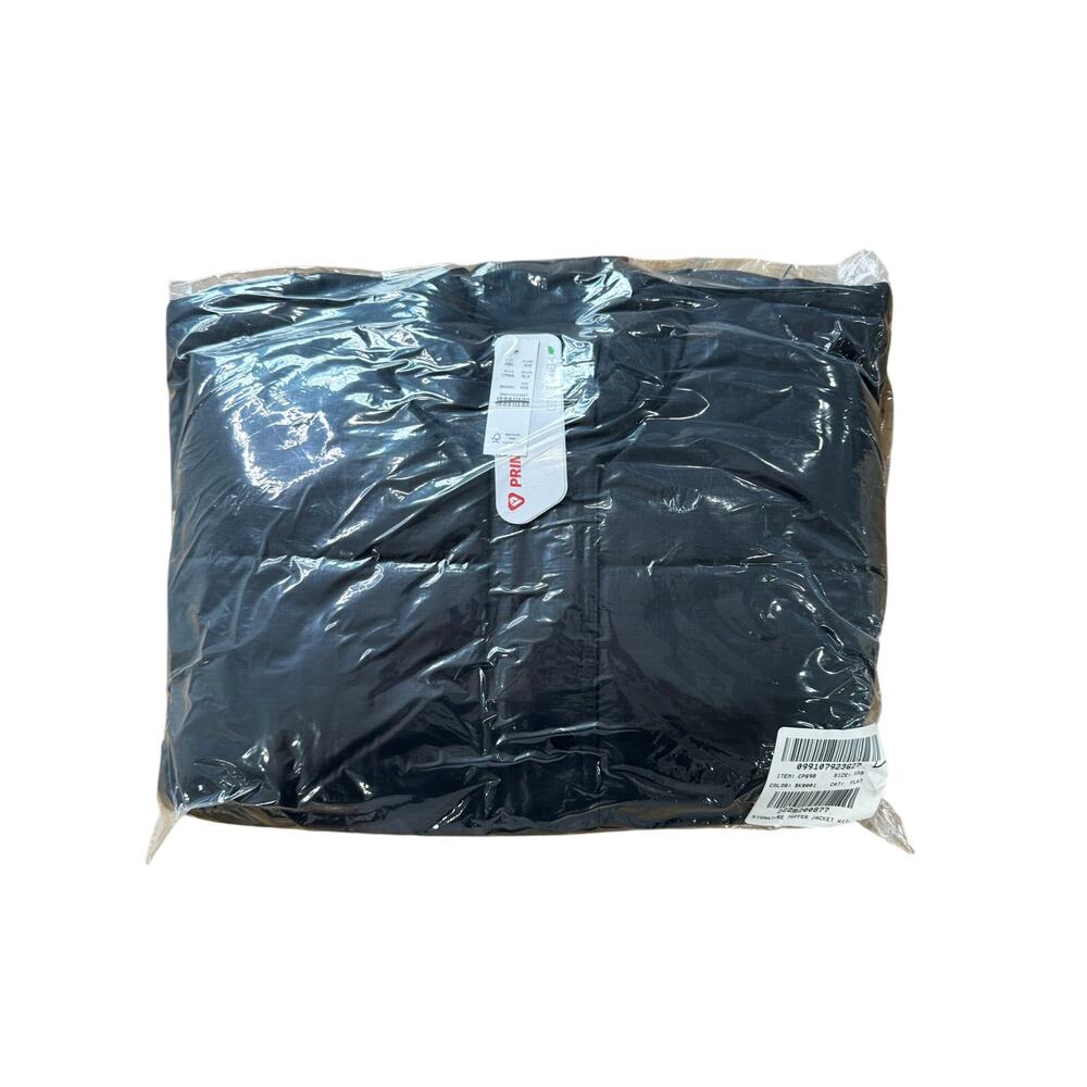 J.Crew Signature Black Cozy Puffer Jacket PrimaLoft Filling Retro Sporty XXS - Picture 8 of 8